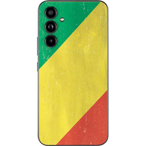 Republic of the Congo Flag Distressed Galaxy A54 5G Skin